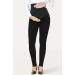 PACBREEZE Women's Maternity Jeans Over The Belly Slim Stretch High Waist Denim Pants - Black XXL - Buy Online on SooperMarket.com