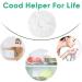 100 Pcs Extra Elastic Waterproof Shower Caps - Clear Plastic Cap for Home, Hotel, Spa & Salon - Portable Disposable Travel Cap - Buy Online on SooperMarket.com
