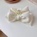 Bow Tie Hair Barrettes Vintage Layers Bow Knot Claws Large Hair Clips Accessories for Women Girls (Beige) - Buy Online on SooperMarket.com
