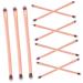 Mikinona 24pcs Makeup Brush Eye Shadow Brush Lash Applicator Double Sided Brush Facial Tool Artificial Fiber