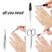 Buy marQus 3-Piece Travel Manicure Set - Solingen Nail Care Kit with Nail Scissors & File - Red - Buy Online on SooperMarket.com