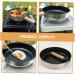 BCOATH Camping Portable Pan Egg Pan Flat Skillet Camping Cookware Griddle Pan Stainless Steel Cookware Pans Portable Camping Pan Mini Egg Cooker Multi-Function Pan Non Stick Wok Wood - Buy Online on SooperMarket.com