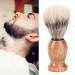 Black Badger Hair Men's Shaving Brush Barber Salon Facial Beard Cleaning Comfortable and Environmentally Attractive Design - Buy Online on SooperMarket.com
