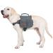 OneTigris Hoppy Camper 2.0 Dog Backpack Camping Hiking Tear Dog Backpack for M/L Size Dogs (L Grey) L Grey