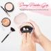 AMMON 6 Pcs Black Triangle Soft Makeup Powder Puff Set - Velour Makeup Sponge Puff for Loose Mineral Powder & Body Contouring - Buy Online on SooperMarket.com