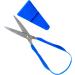 Peta Easi-Grip Scissors (75mm Pointed Blade) Right Handed Ideal for use by Adults with weak Grip. Continuous Loop Handle. Great Scissors for Elderly or Disabled. Self Opening Easy Grip Low-Fatigue Right Handed (75mm) Single - Buy Online on SooperMarket.com