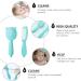 TOYANDONA 1 Set Baby Hair Brush and Comb Set for Newborns and Toddlers Baby Massage and Scalp Brush Ideal for Baby Cradle Cap Baby Shower Registry Gift Blue - Buy Online on SooperMarket.com