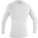 O'Neill Men's Basic Skins UPF 50+ Long Sleeve Rash Guard - White, Size S - Buy Online on SooperMarket.com
