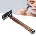 Ankroyu Men's Beard Trimmer - Portable Manual Razor with Bamboo Grip - Adjustable Beard & Body Shaving Tool - Buy Online on SooperMarket.com