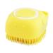 Jacobs Dog Cat Puppy Bath Brush Scrubber, Shampoo Dispensing Massage Bathing Shower Brush Soft Silicone Grooming Deshedding Exfoliating Washing Hair Fur Comb For Cleaning Sensitive skin on Short Long Haired Dogs And Cats
