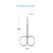 Jarvistar Curved Nail Scissors - Extra Sharp Stainless Steel Manicure & Pedicure Tools for Cuticles Eyebrows and Dry Skin | 95mm Multi-Purpose Beauty Scissors - Buy Online on SooperMarket.com