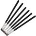 Baluue 12 Pcs Flat Eyebrow Brush Eyeliner Brush Cosmetics Tool Flat Concealer Brush Artificial Fiber Black - Buy Online on SooperMarket.com