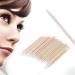 HANBOLI Cotton Pads - 100 Mini Cotton Buds Swabs with Wooden Handles | Robust Q-Tip Applicators for Effective Makeup & Cleaning - Buy Online on SooperMarket.com