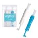 HOYOLS 2pcs Machine Needle Inserter & Threader, Sewing Machine Automatic Threader for Household Machine Threading Craft Tool (Blue & White) MNIT-2pcs