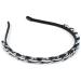 styleBREAKER ladies narrow headband with shells maritime hairband headband 04027012 color: silver