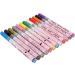 12 Pieces 3D Nail Polish Pens 0.5 mm Tip Bright Colours Easy to Use 3D Nail Art Pen Set for Party Family Salon - Buy Online on SooperMarket.com