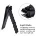 FIXBODY Black Stainless Steel Nail Clipper Set with Nail File - Sharp Fingernail & Toenail Clippers in Leather Case - Perfect Gift for Men and Women (Set of 3) - Buy Online on SooperMarket.com