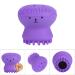 Octopus Shape Silicone Facial Cleansing Brush - Manual & Waterproof - Purple - Buy Online on SooperMarket.com
