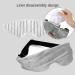 Adjustable Soft Eye Bag with Detachable Cover - Gray | Ideal for Night Sleep, Travel & Relaxation - Buy Online on SooperMarket.com