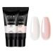 Rosalind poly nail gel acrylic gel for nails white pink 2 colies poly nails gel 60ml quick extension builder acrylic nail gel nail extension gel polish starter set for nail art set 4