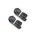 Black Spanset Round Slings 2-Pack for Aerial Hoop Rigging Safety Rated Nylon Sling for Yoga Hammock Aerial Silks Wrap Over Tree Limbs or Beams 5'9"(1.75m)