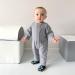 Dotty Fish Soft Leather Baby Shoes | Toddler Boys Non-Slip Suede Sole | Navy & White Star | 0-6 Months - 4-5 Years - Buy Online on SooperMarket.com