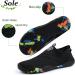 Unisex Bathing Shoes | Quick-Drying Lightweight Aqua Shoes for Men & Women | Breathable Water Shoes - Size 38 EU Black - Buy Online on SooperMarket.com