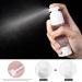 30ml Airless Pump Bottles - 6PCS Refillable Travel Spray Bottles for Toner | Transparent Portable & Reusable - Buy Online on SooperMarket.com