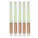 5pcs Lip Brush Round Tip Rhinestones Handle Soft Hair Makeup Brush for Lipstick Lip Gloss Lip Smudge Brush Professional Lip Makeup Brush