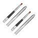 2pcs Ergonomic Lip Brush Set Retractable & Easy Clean Aluminium Lipstick Brushes for Perfect Application - Buy Online on SooperMarket.com