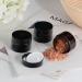 Yishik 6 Pack 30ml Amber Glass Round Jars with Black Lids 1 oz Empty Cosmetic Jars Face Cream Storage Containers for Powder Lotion Beauty Products Travel Favors Amber-1oz - Buy Online on SooperMarket.com
