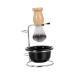 MagiDeal Stainless Steel Shaving Bowl Set - Multifunction Mug Stand Holder for Shaving Brush - Wear-Resistant Design - International Shipping Available - Buy Online on SooperMarket.com