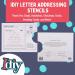 Lettering Envelope Addressing Stencil - Perfect Ruler Guide for Straight Addressing (1 Pack) - Buy Online on SooperMarket.com