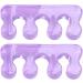 Pack of Purple Silica Gel Toe Separators Bunion & Hammer Toe Relief Stretchers | Best Toe Straighteners - Buy Online on SooperMarket.com