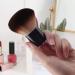 Kabuki Face Brush - Professional Mushroom Shaped Soft Brush for Foundation & Powder Makeup - Includes Black Travel Bag - Ideal for Mineral Blending, Blush, Buffing, and Nail Arts Dust Clean - Buy Online on SooperMarket.com