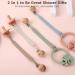 Eoopoon 2 Pack Silicone Pacifier Clips for Baby Boys and Girls - BPA Free, Flexible, Durable - Sand Light Grey - 3 Month+ Teether Toys - Buy Online on SooperMarket.com