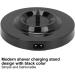 Universal Electric Shaver Charging Stand Round Shape Men's Electric Shaver Charging Stand Black - Buy Online on SooperMarket.com