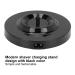 Universal Electric Shaver Charging Stand - Round Shape Replacement Base - Black - Buy Online on SooperMarket.com