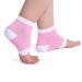 Moisturizing Heel Socks Open Toe Socks Cracked Gel Heel Socks for Dry Hard Cracked Heels Toeless Spa Socks Heel Repair Socks for Women Foot Care Gel Moisturizer Socks (Pink)