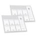 6 Color Acrylic Nail Art Display Board Sample Stand Holder for Nail Art Design with Perfect Presentation