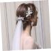 Didiseaon Clip Combs Teasing Comb Crystals Decor Straight Teeth Comb Leaf Comb Bridal Clip French Clips Wedding Headdress Rhinestones Bride - Buy Online on SooperMarket.com
