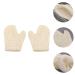 Buy Angoily 2-Piece Peeling Washbasin Gloves - Dead Skin Remover & Body Massage Scrub for Adults & Kids | SISAL Hollow Design for Effective Exfoliation - Buy Online on SooperMarket.com
