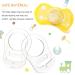10PC Silicone Rings for Pacifier Chains - Soft Transparent Baby Pacifier Holders & Clips - Buy Online on SooperMarket.com