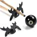 Black Plastic Slip-On Moosehead Bridge Head for Billiard Pool Cue Stick by DGZZI - Buy Online on SooperMarket.com