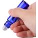 Inice 24 Count Cobalt Blue Glass Roller Bottles for Essential Oils - 10ml - Buy Online on SooperMarket.com