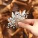 Edary Bridal Crystal Wedding Hair Comb - Flower & Leaf Hair Accessories for Women & Girls (2 Pack) - Buy Online on SooperMarket.com