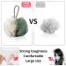 Bath Shower Sponge Loofahs Body Scrubber Mesh Pouf Ball Exfoliate Cleanse Soothe Skin 6 Pack - Buy Online on SooperMarket.com