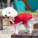 KYEESE Dog Cold Weather Coat - Cozy Padded Sherpa Jacket for Small Dogs - Red - Medium - Buy Online on SooperMarket.com