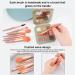 Dajidafu 8 Pieces Portable Makeup Brushes Waterproof Storage Bag Powder Foundation Make Up Kit Brush Cosmetics Supplies White Type 2 White Type 2 - Buy Online on SooperMarket.com