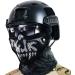 AOUTACC Skull Airsoft Mask and Goggles Set for CS Paintball - Black - Buy Online on SooperMarket.com